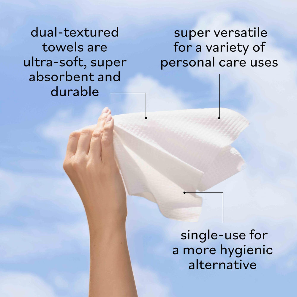 Sky Organics uso rápido con toallas para desmaquillar y limpiar impurezas