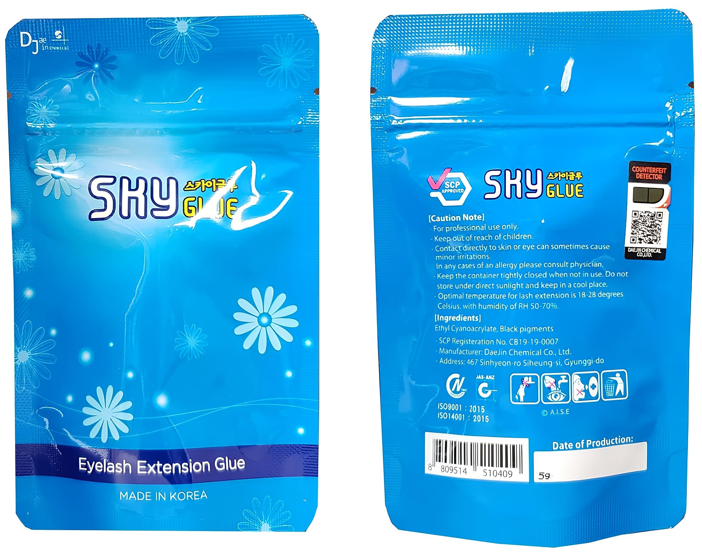 Sky S+ adhesivo para extensiones, refrigeración prolonga vida útil.