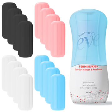 Skyconser kit 16 piezas silicona viaje mantiene botellas seguras