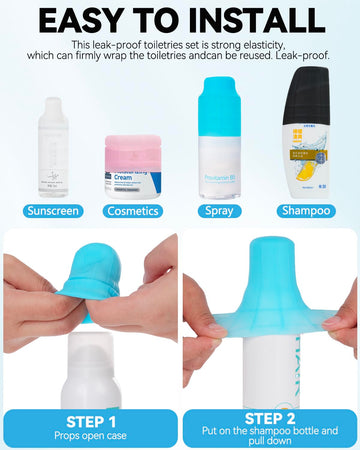 Skyconser proteccion envases silicona reutilizable para viajes largos