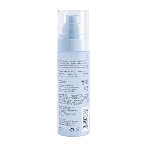 Skylar Coconut Cove, aplicación en piel y cabello, aroma suave