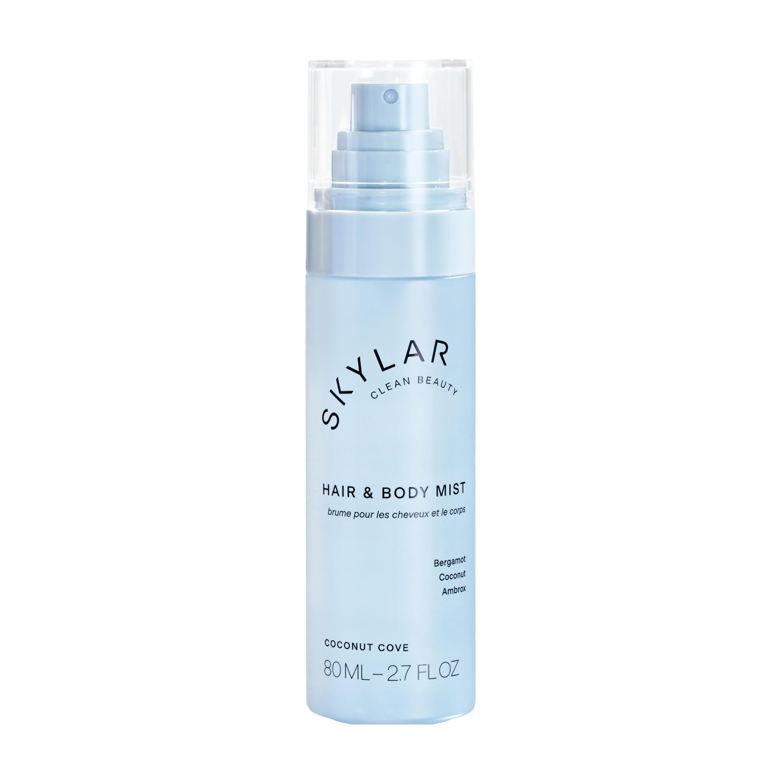 Skylar Coconut Cove bruma en botella, refresca cabello y piel