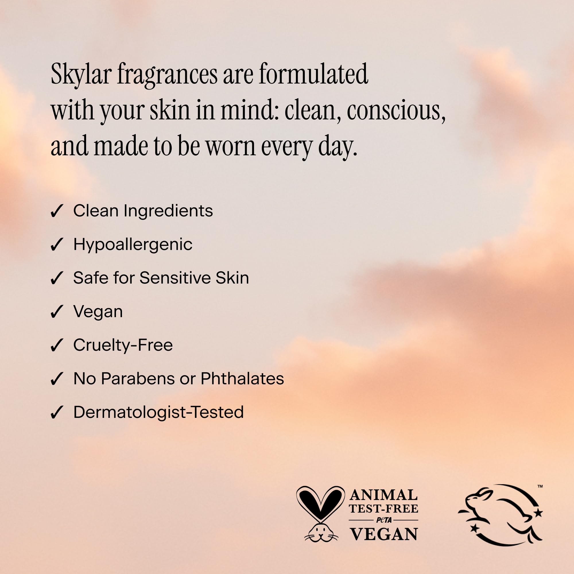 Fragancia ligera de Skylar Vanilla Sky para uso diario