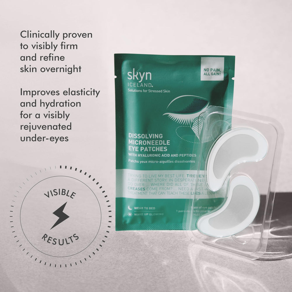 Parches Skyn Iceland con peptidos para firmeza del contorno.