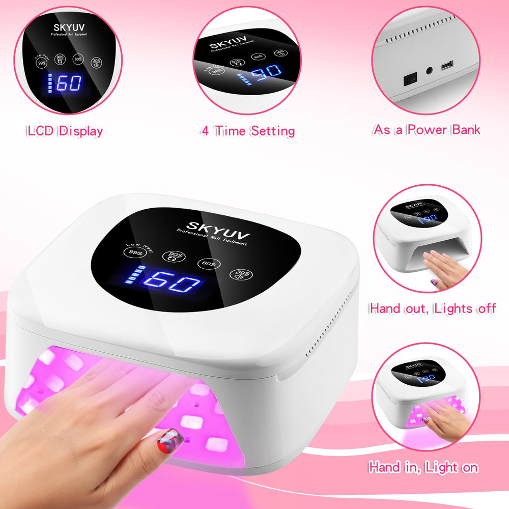 SkyUV diseño compacto con buena ventilación para uso profesional o doméstico.
