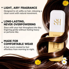 slashome bruma ultrafina para cabello, se seca rápido sin dejar grasa.