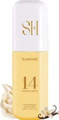 slashome perfume para cabello vainilla crema, botella elegante, aroma duradero para uso diario.