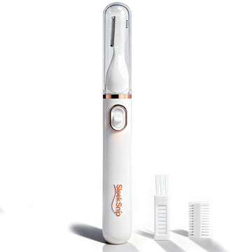 SleekSnip cejas trimmer con doble cara para delineado preciso.