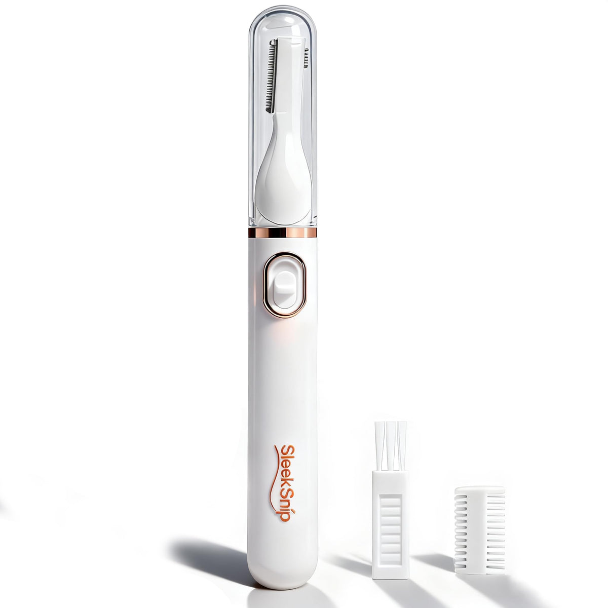 SleekSnip cejas trimmer con doble cara para delineado preciso.