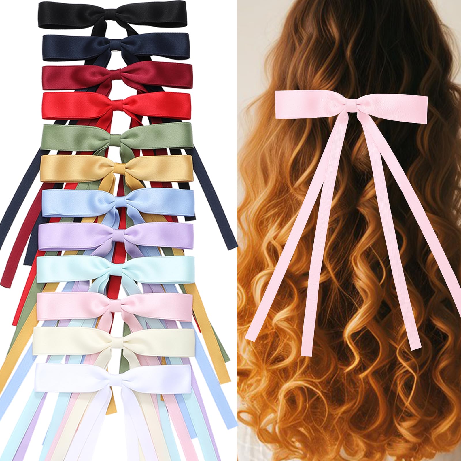 Lazos Slevaty: clip con cinta larga violeta para combinar con atuendos y regalos