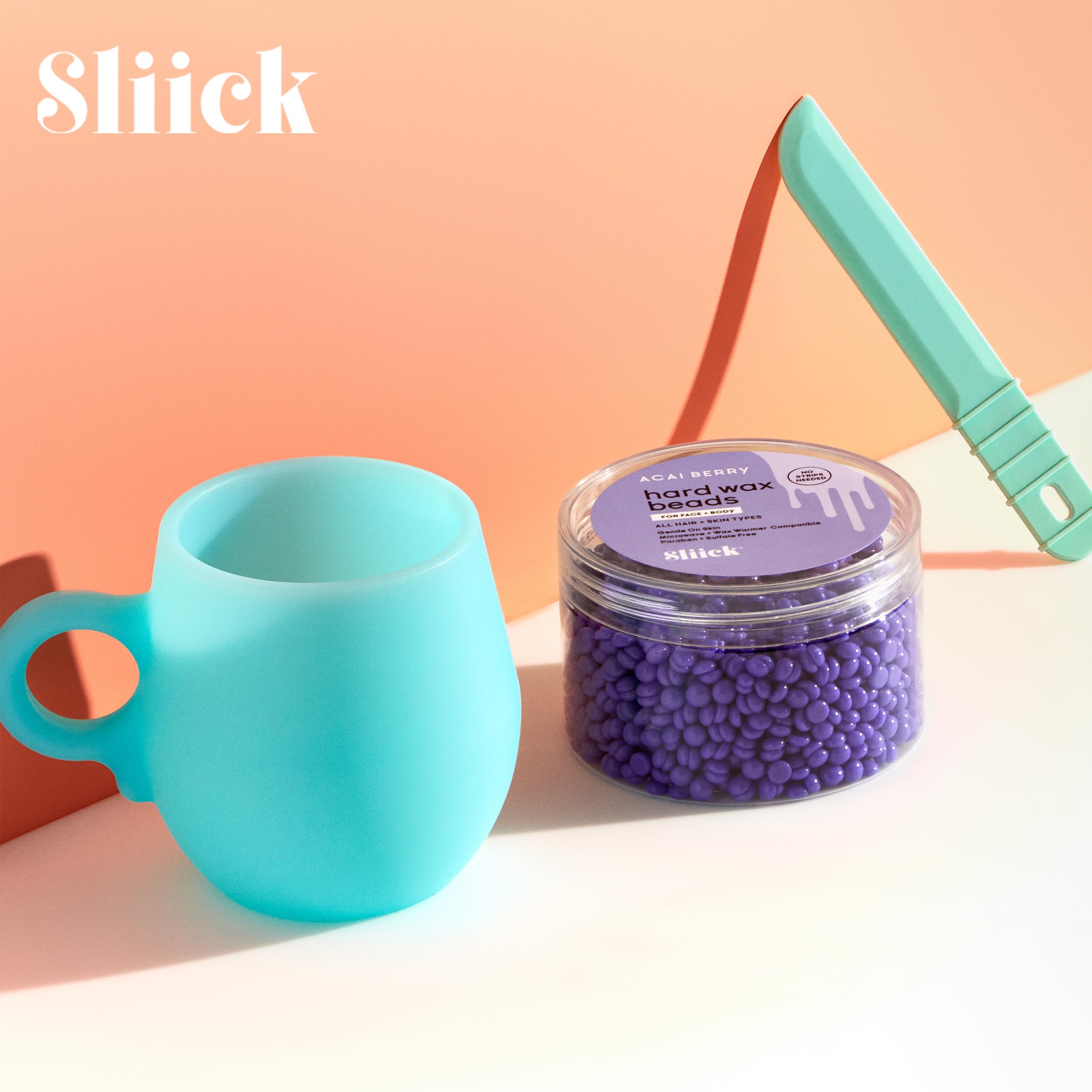 Sliick kit de cera para uso en casa, con resultados tipo salón.