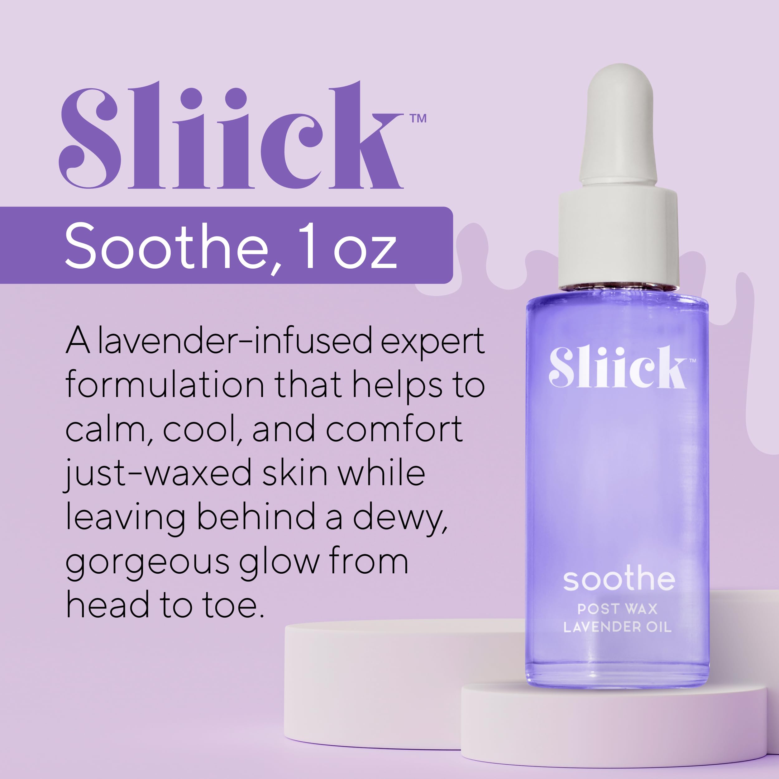 Sliick Aceite calmante hidrata profundamente la piel irritada sin dejar grasa