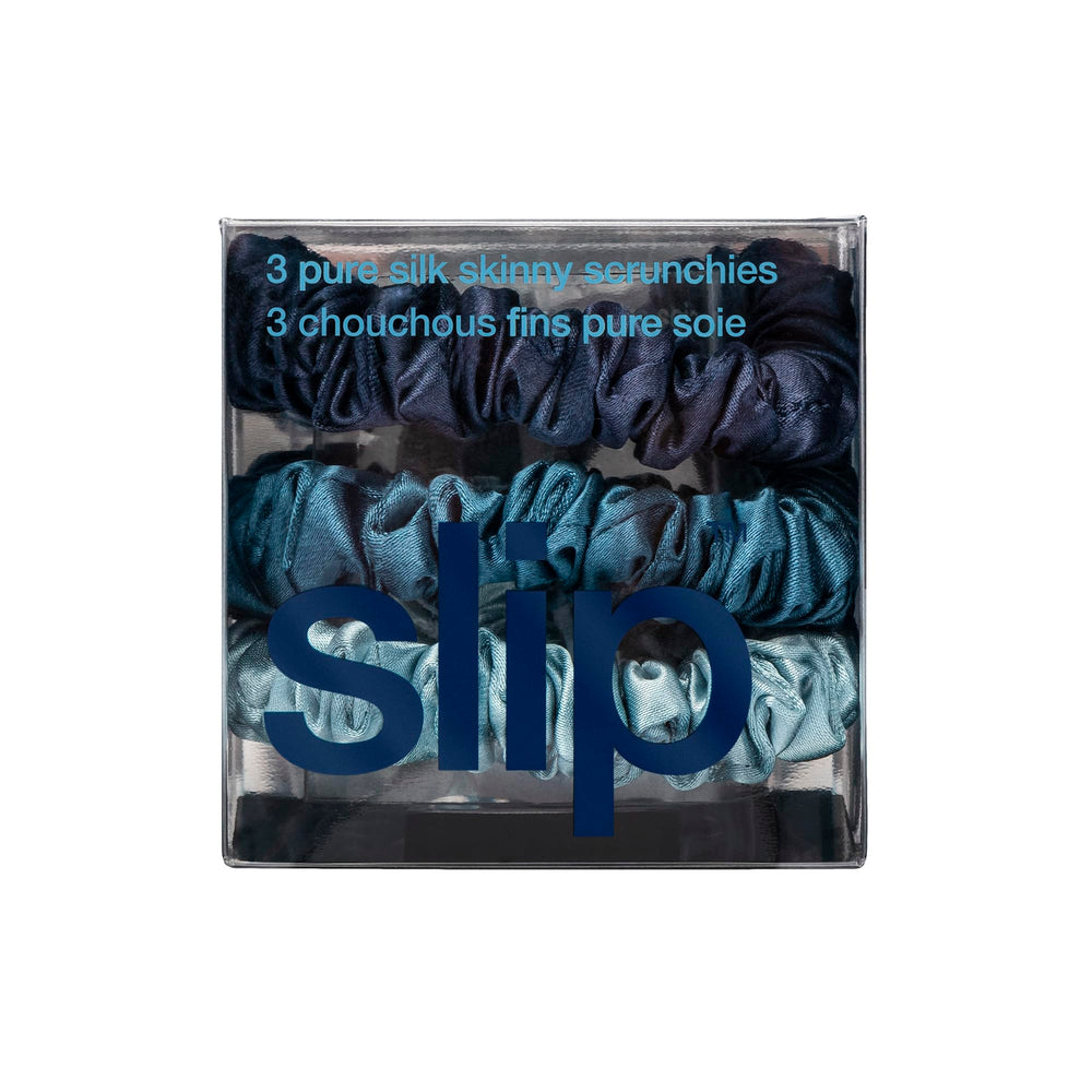 Cierre antideslizante de SLIP Skinny Scrunchies para sujetar sin tirones