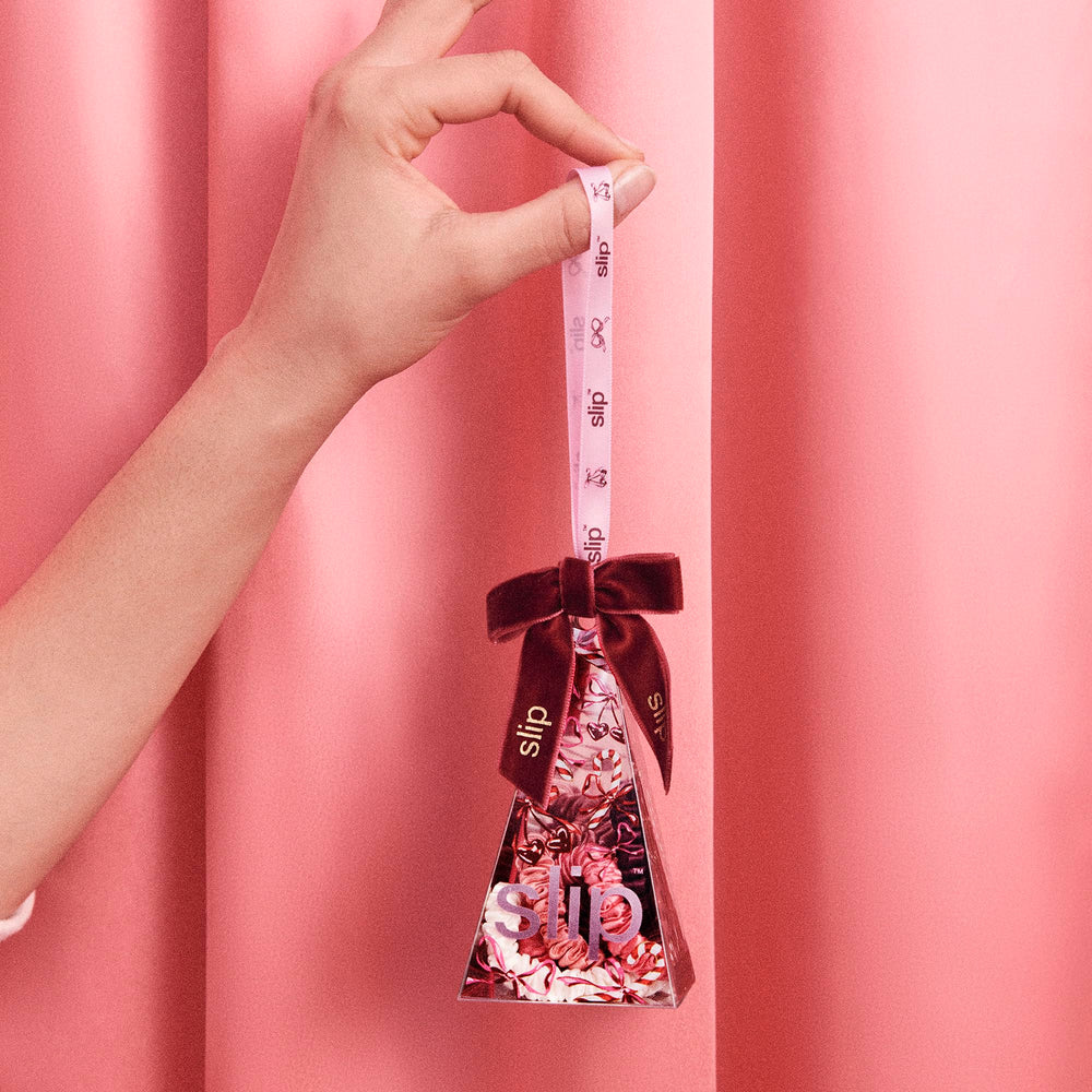 Scrunchies Slip seda lujo para brillo sutil en el cabello