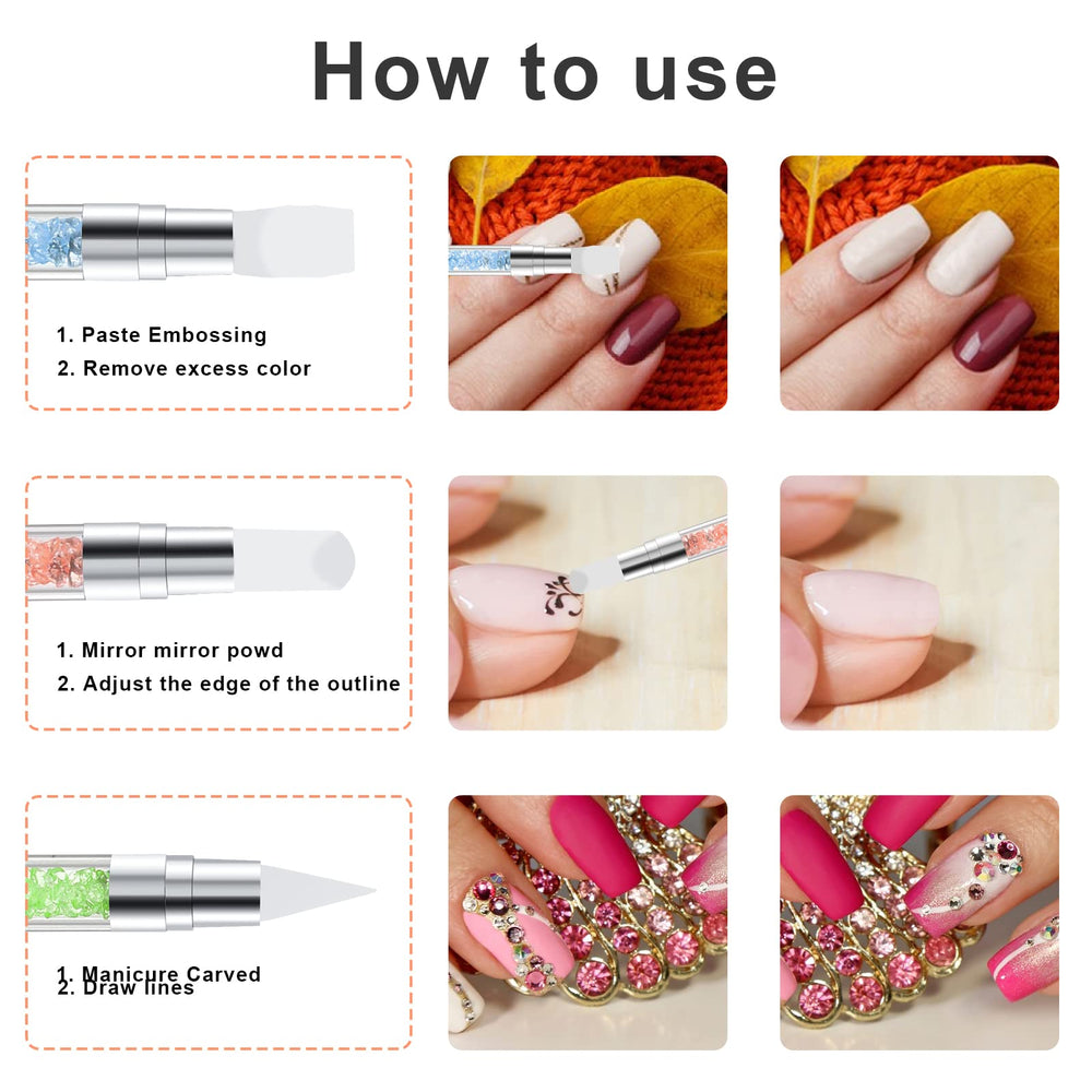 Sliverdew diseño tridimensional para esculpir y dar forma a uñas.