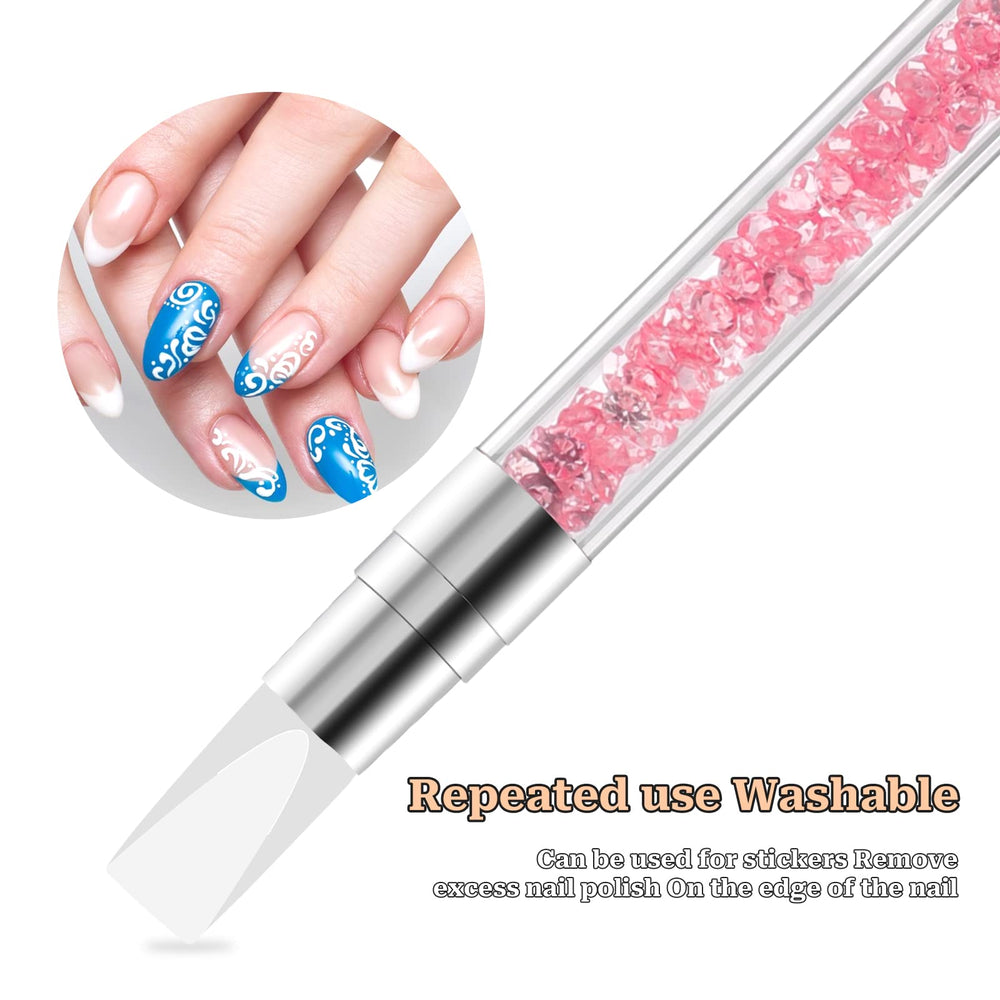 Sliverdew kit de herramientas en silicona en colores para arte de uñas.