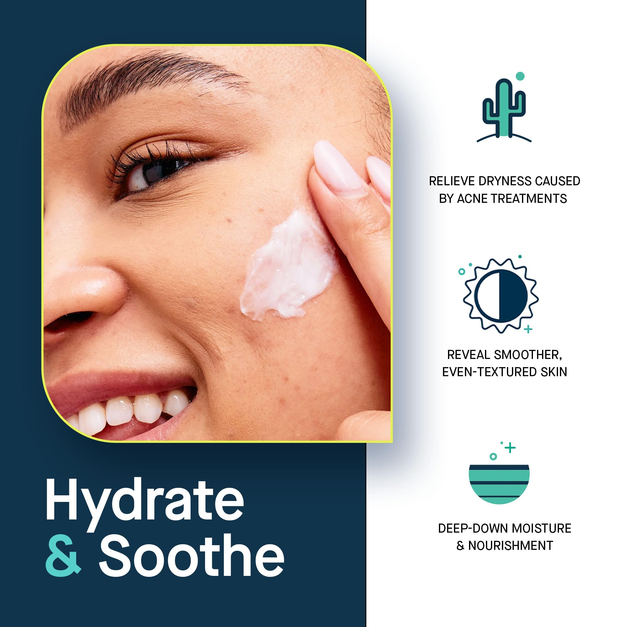 SLMD Crème Visage Hyaluronique – sans huile, hydratation sans obstruer les pores.