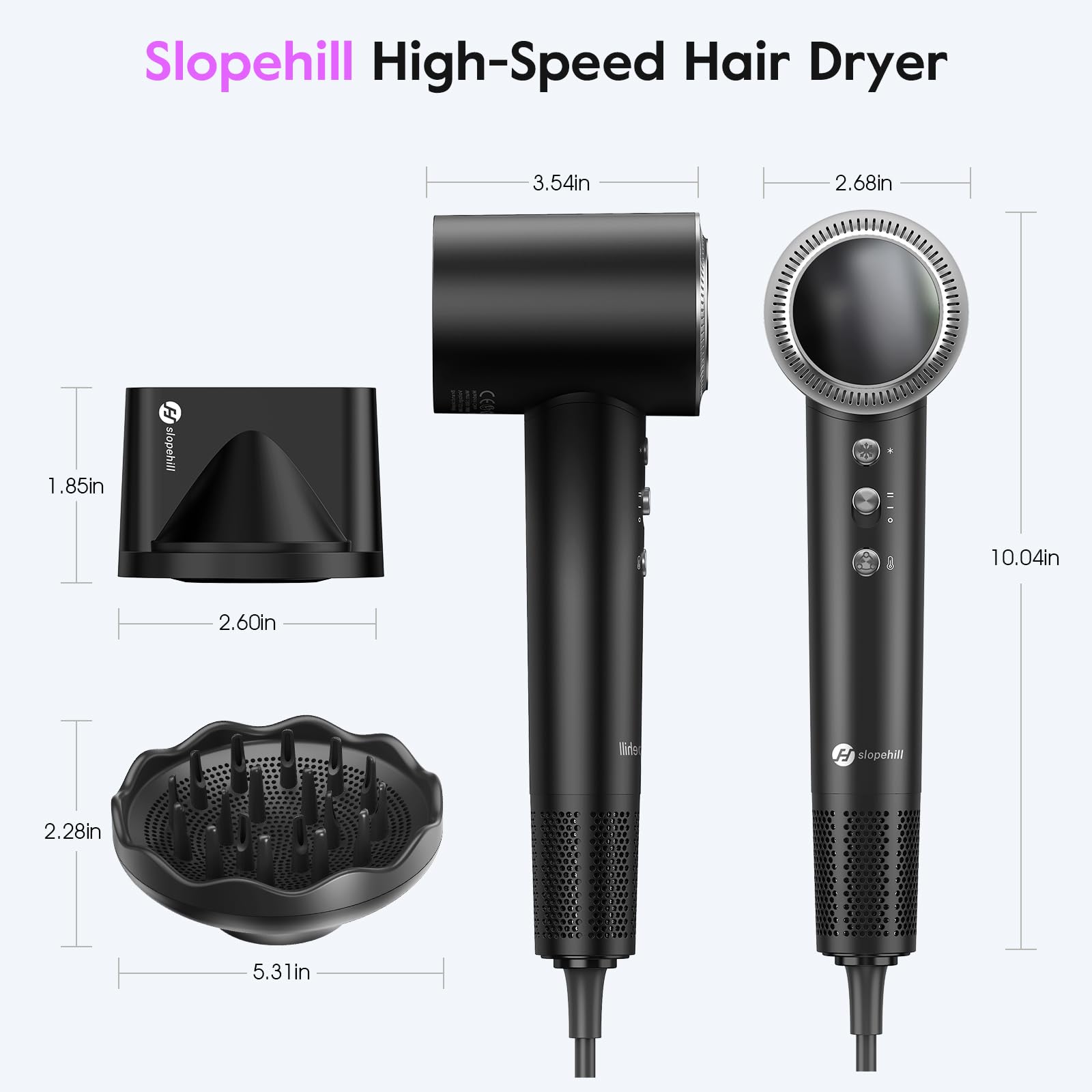 Accesorios magnéticos slopehill para concentrador y difusor