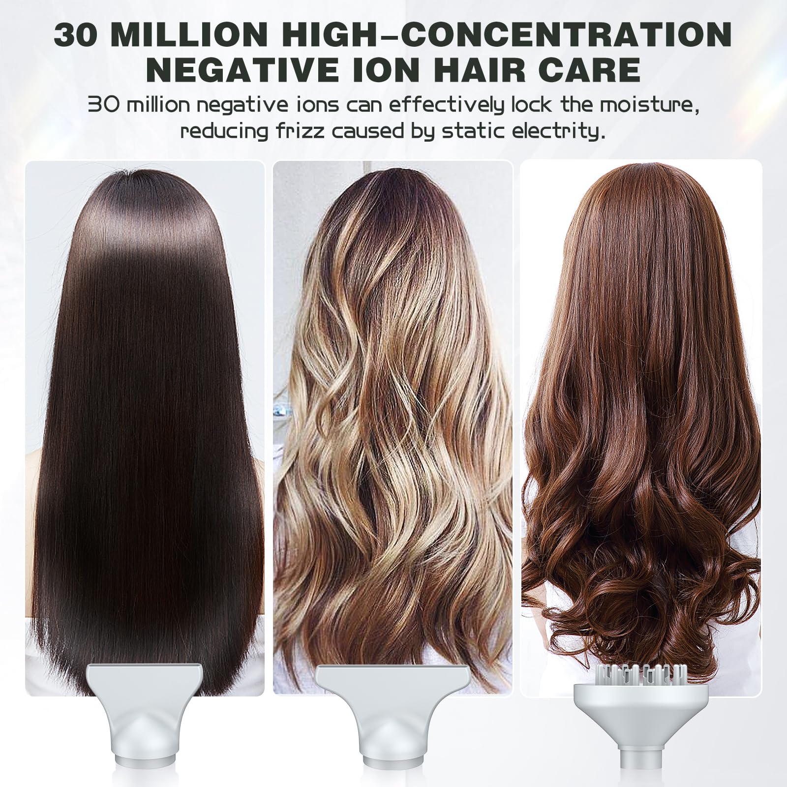 slopehill secador ionico bio ceramico para cabello brillante y sedoso