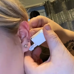 Aretes SLVIEKAE de plata 3 mm para perforación precisa