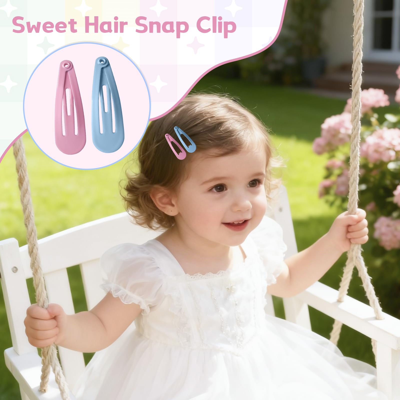 SLYFTE clips de metal duraderos con pintura segura para niños.
