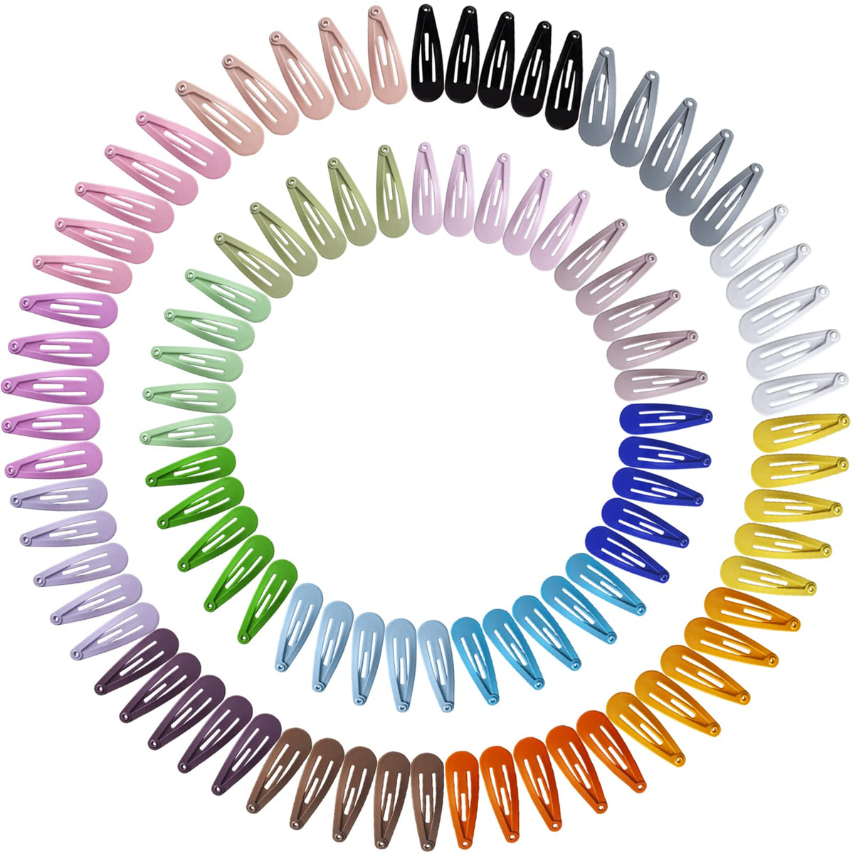 SLYFTE Snap Mini horquillas para niñas: paquete de 100, agarre seguro para cabello fino.