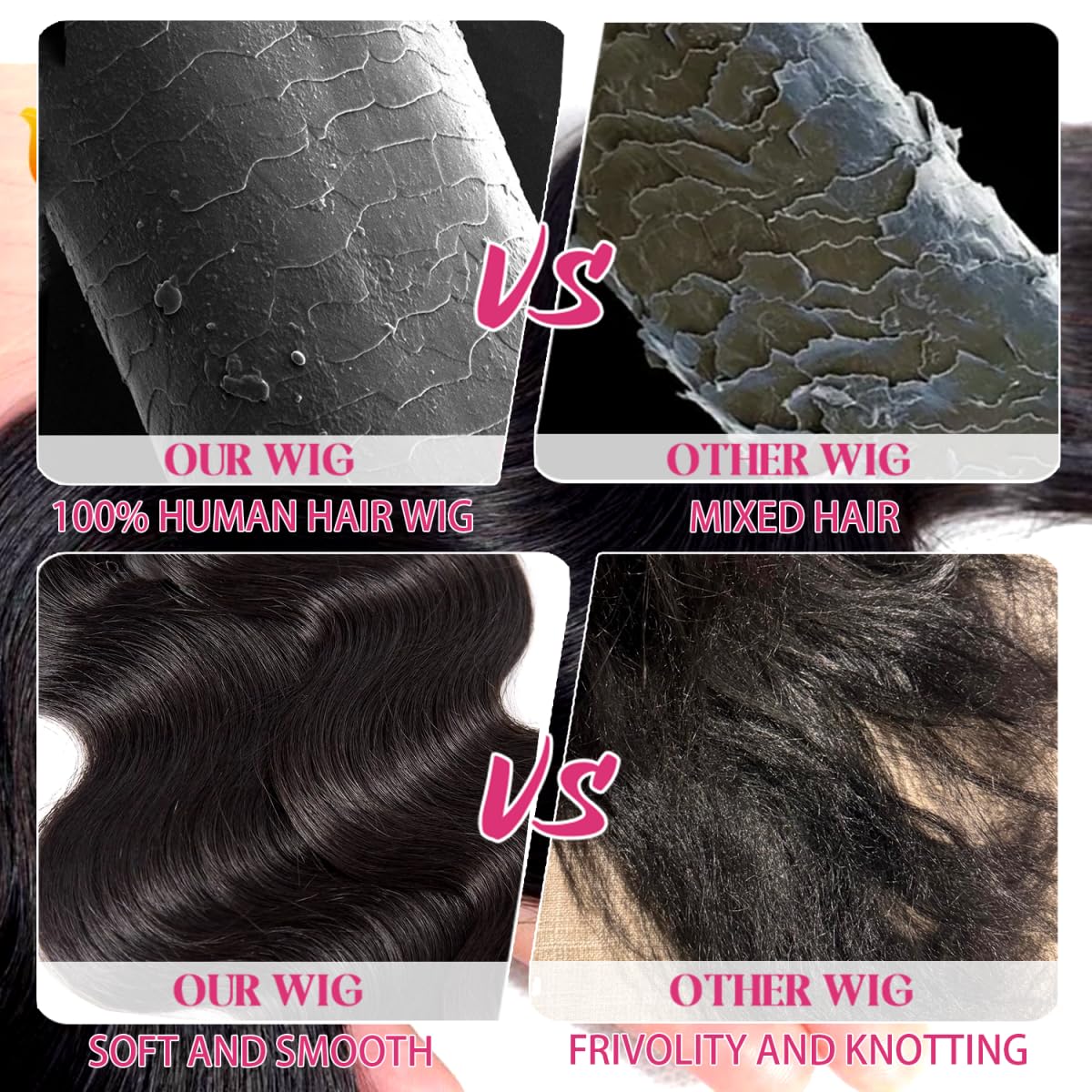 Encaje frontal HD con onda corporal para looks naturales y definidos.