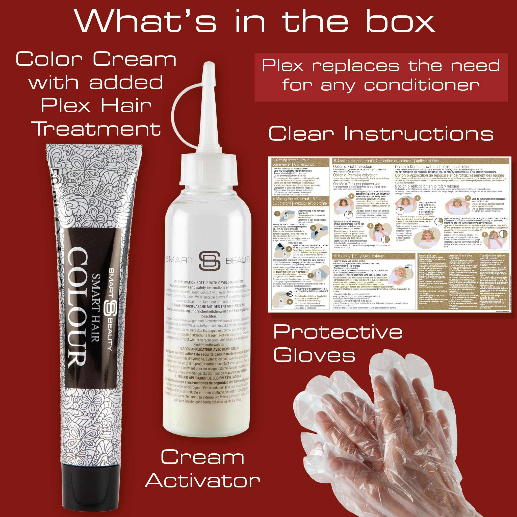 Smart Beauty Tinte Rojo Plex, etiqueta vegana y cruelty-free