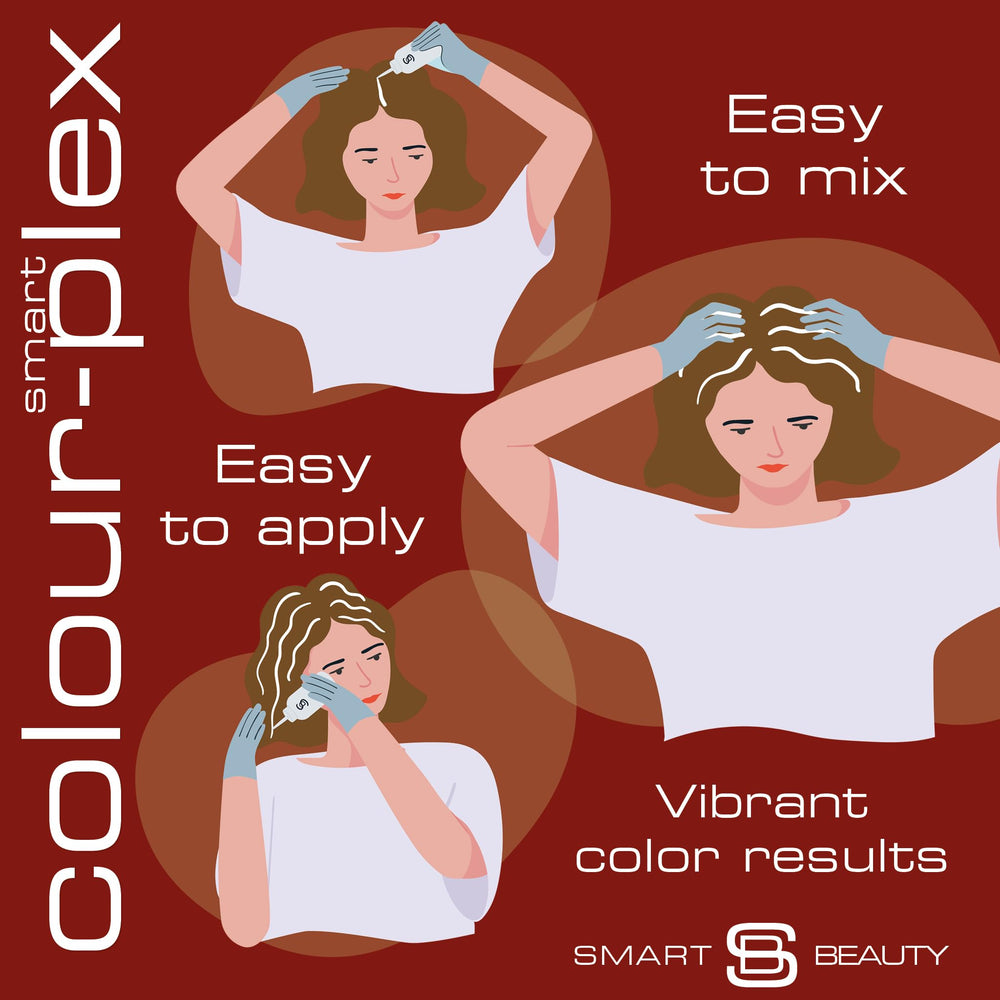 Smart Beauty Tinte Rojo Plex, tecnología anti-quiebre para cabello