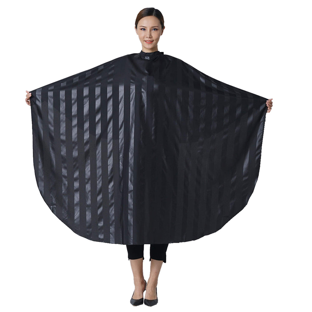 Capa SMARTHAIR negra para salón, suave y transpirable.
