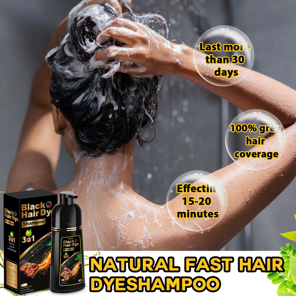 Sminktec champú-tinte 3en1: ahorra tiempo combinando tinte, champú y acondicionador.