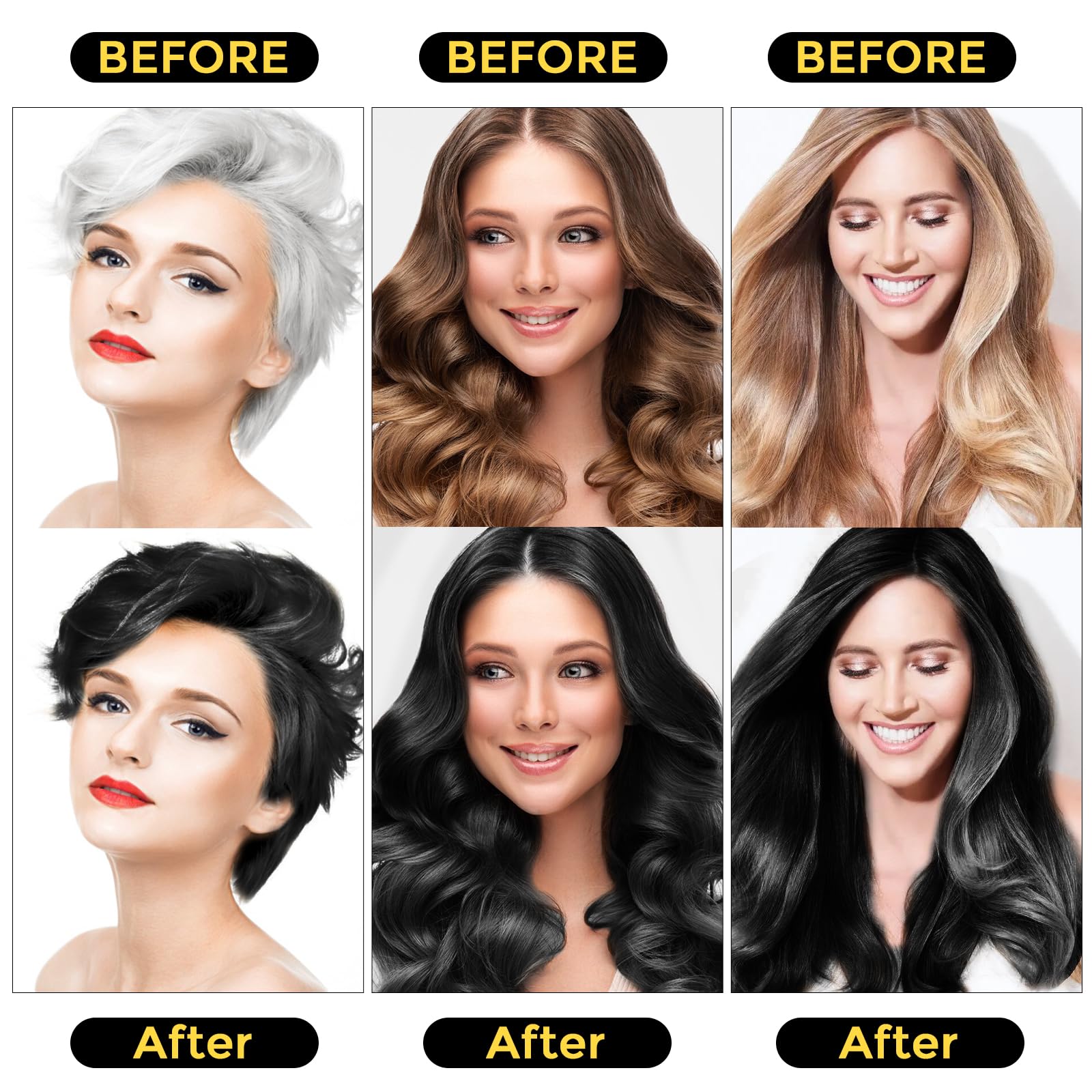 Sminktec champú-tinte 3en1: ingredientes naturales para cabello nutrido.