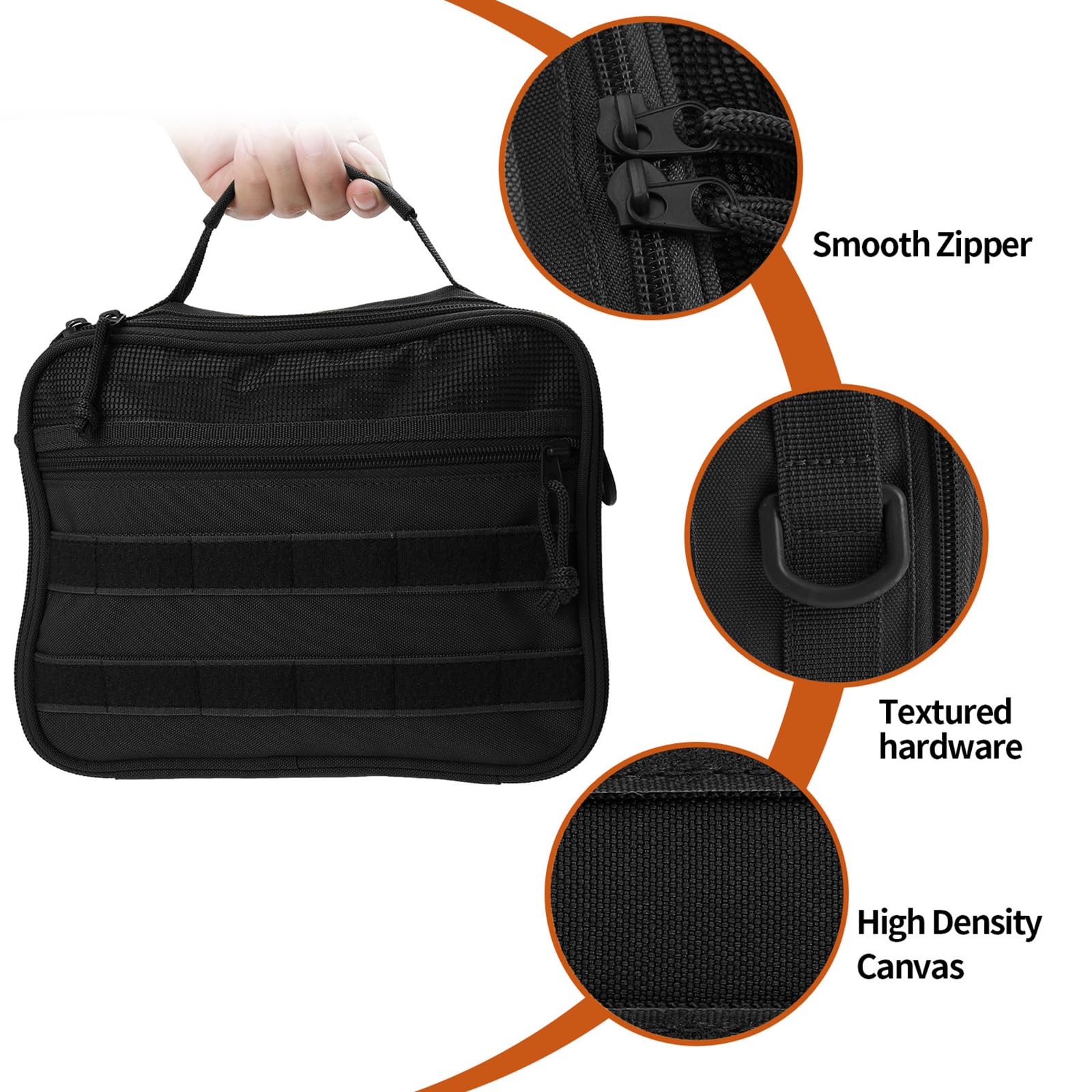 SMONT bolsa con panel MOLLE frontal para accesorios