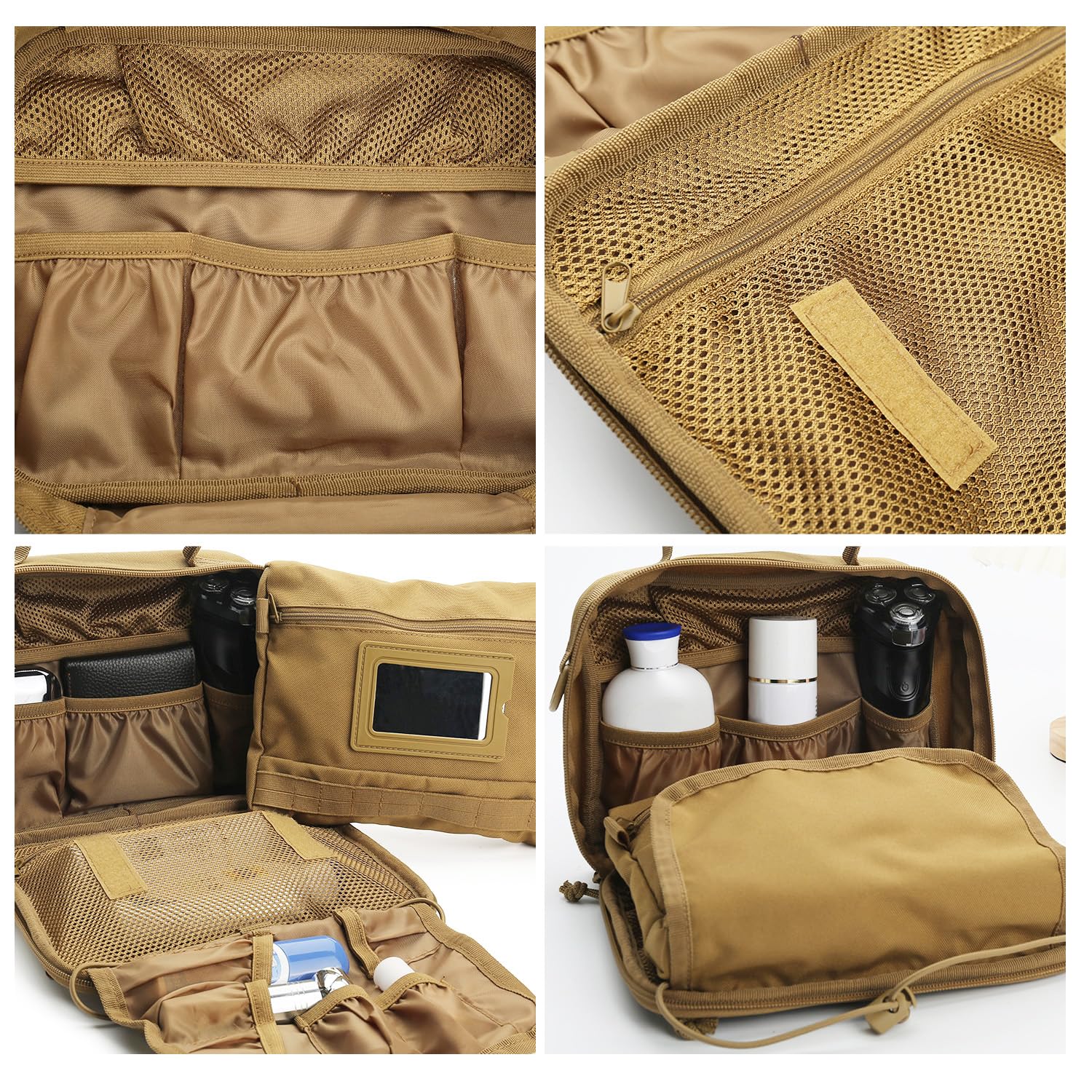 SMONT bolsillo MOLLE delantero para accesorios y botellas.