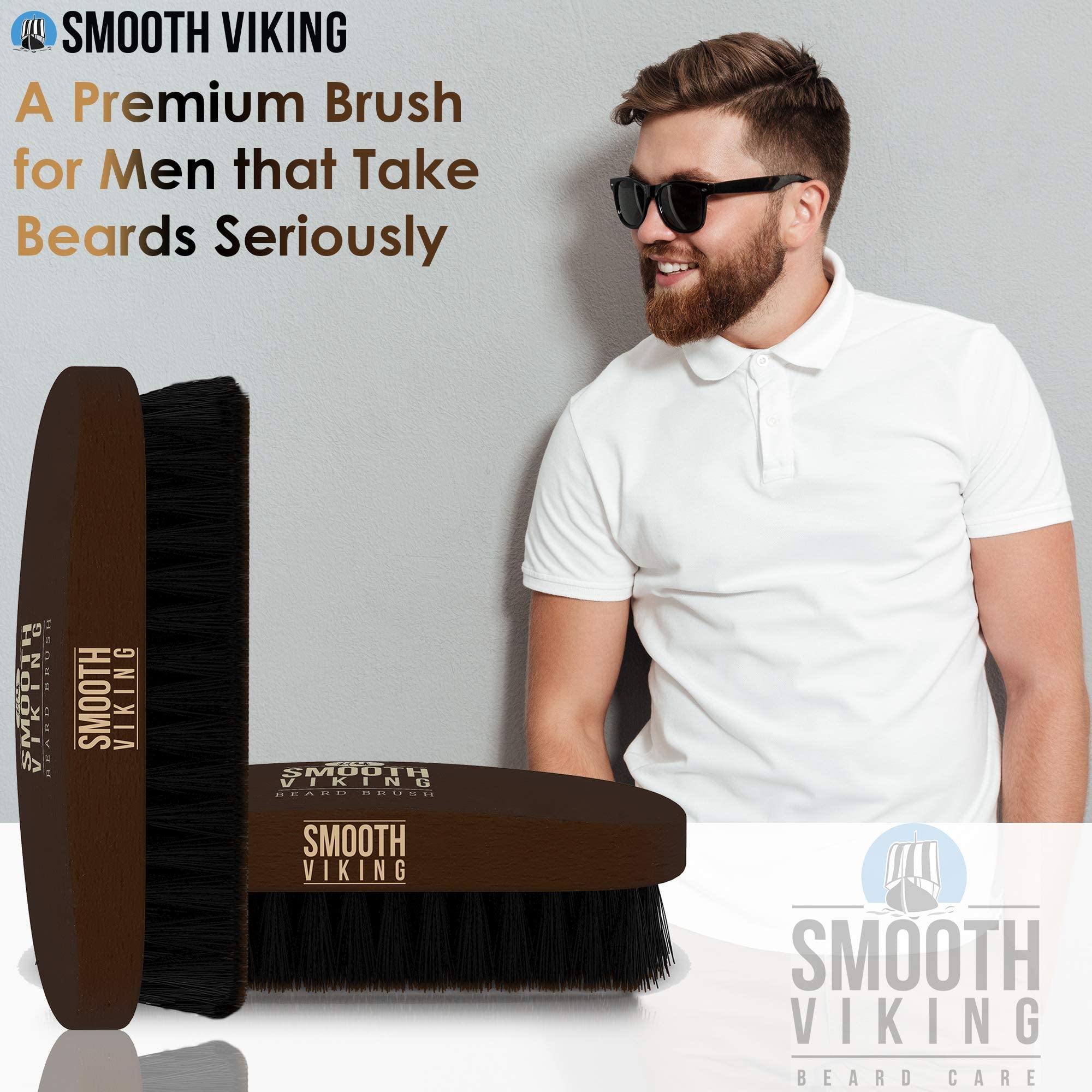Smooth Viking Barba caja-regalo elegante para regalo personal.