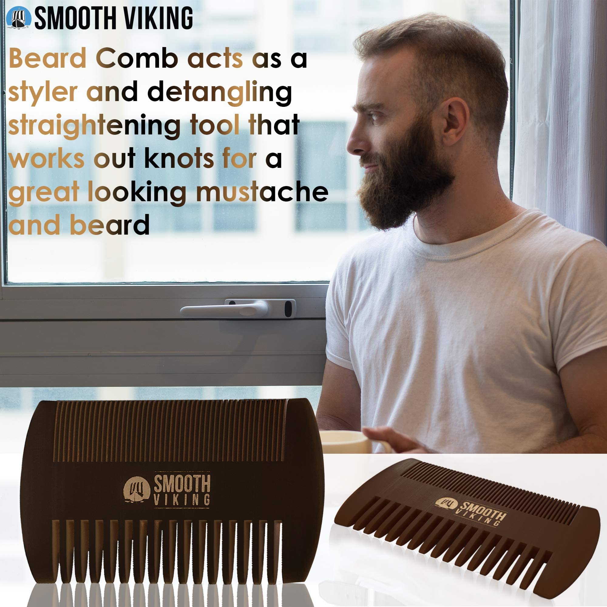 Smooth Viking Barba estilo diario para un aspecto cuidado.