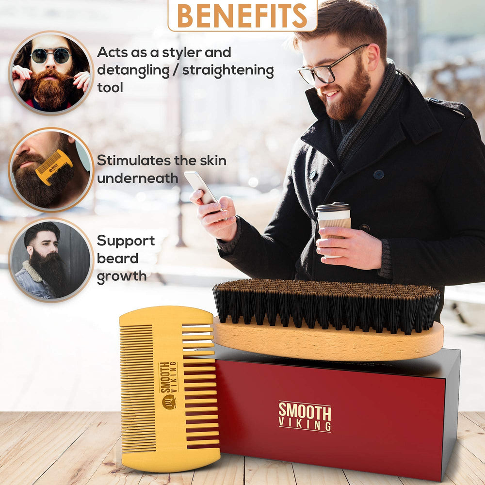 SMOOTH VIKING BEARD CARE: herramientas-cuidados-barba para modelar y definir la barba.
