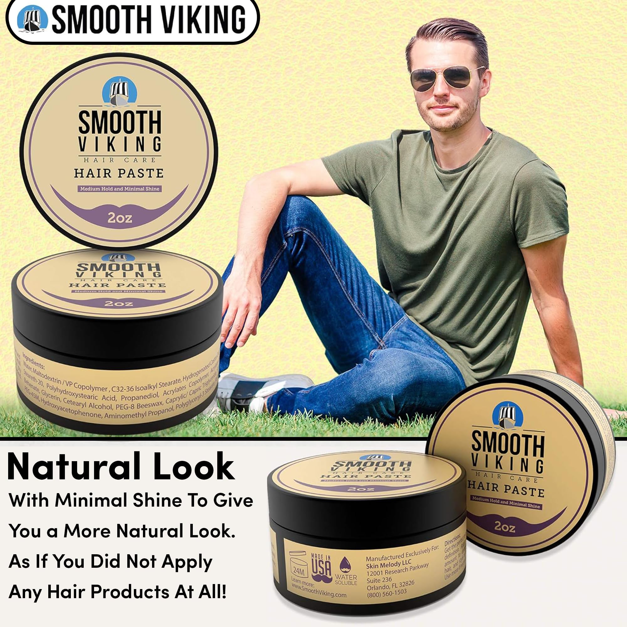 Aplicación suave y apta para todo tipo de cabello.