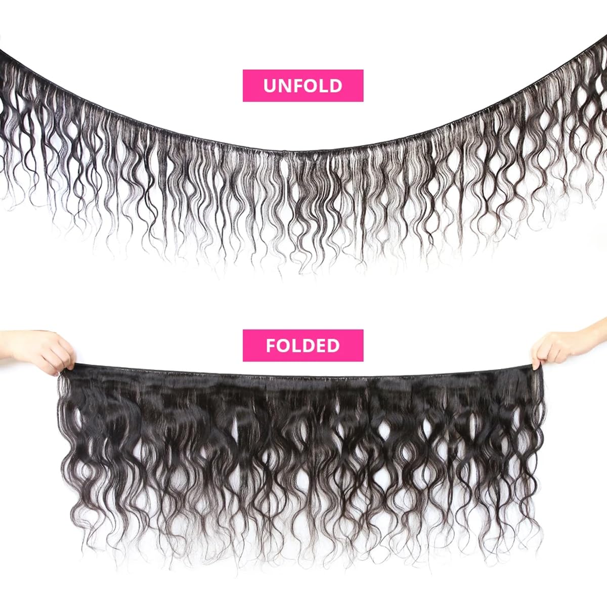 Smoothair Bundles: 70 g por paquete para densidad consistente.
