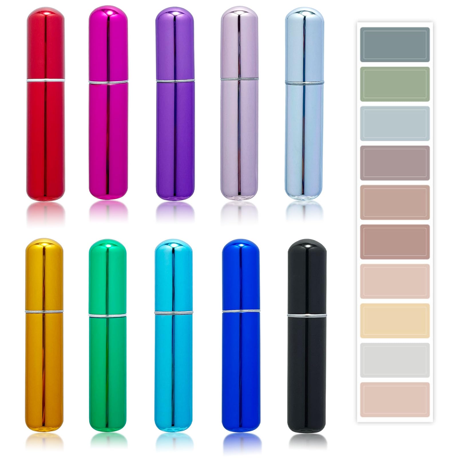 Smtheasy atomizador de perfume viaje 5 ml, compacto y reutilizable para viajar.