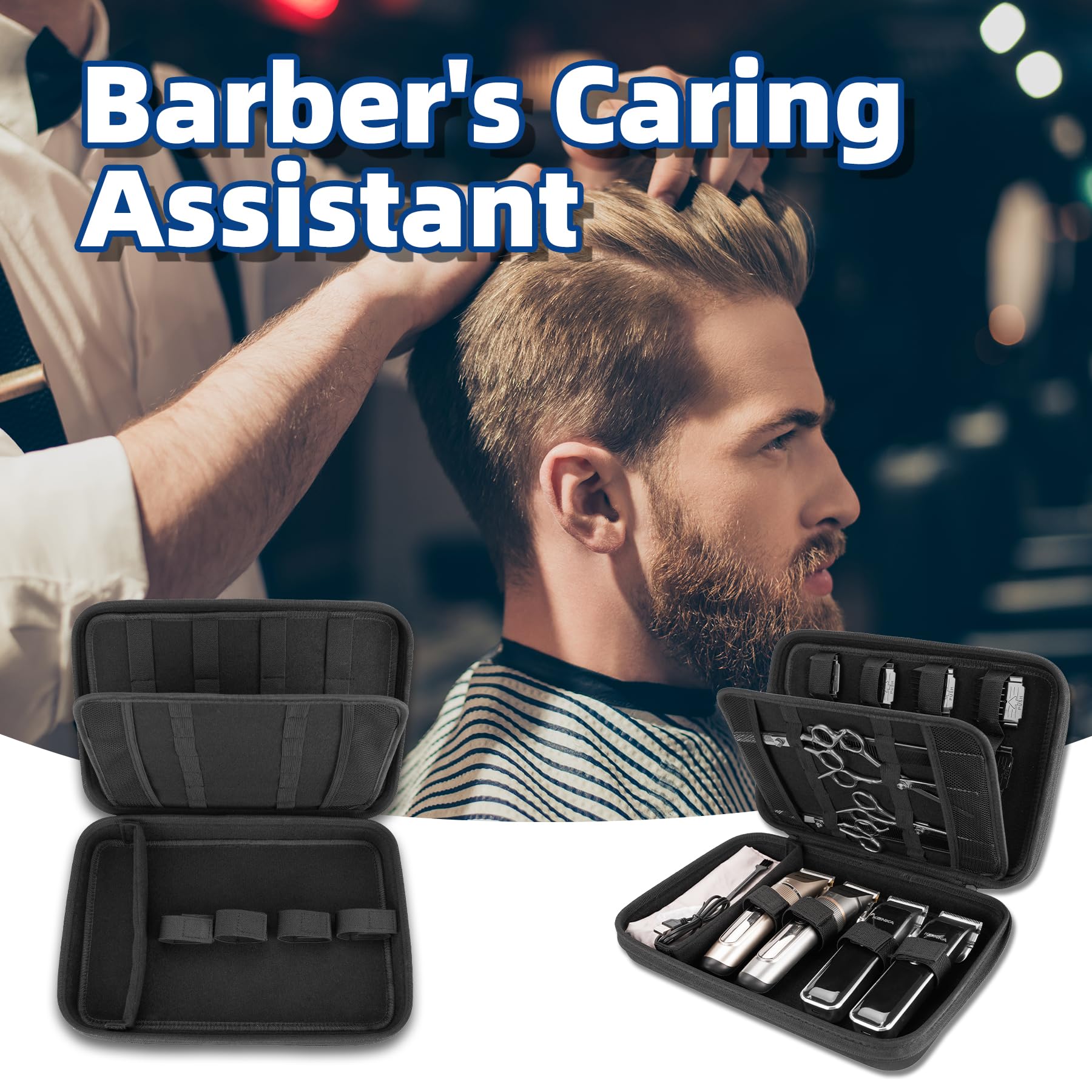 Diseño elegante de regalo para barberos o familiares.