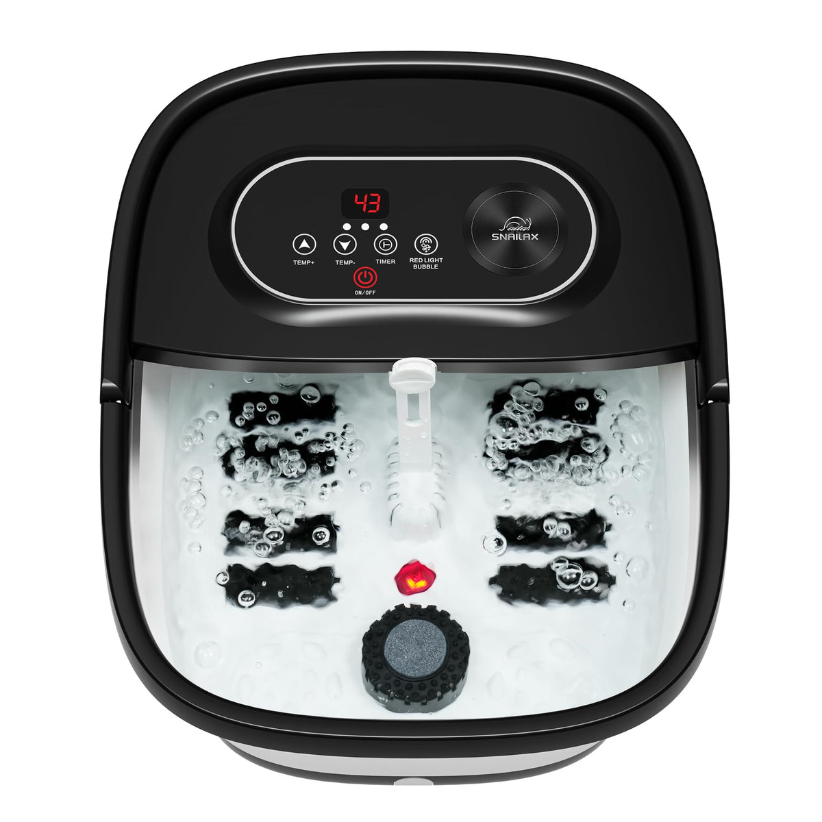 Spa para pies Snailax con calor: alivio suave para pies cansados
