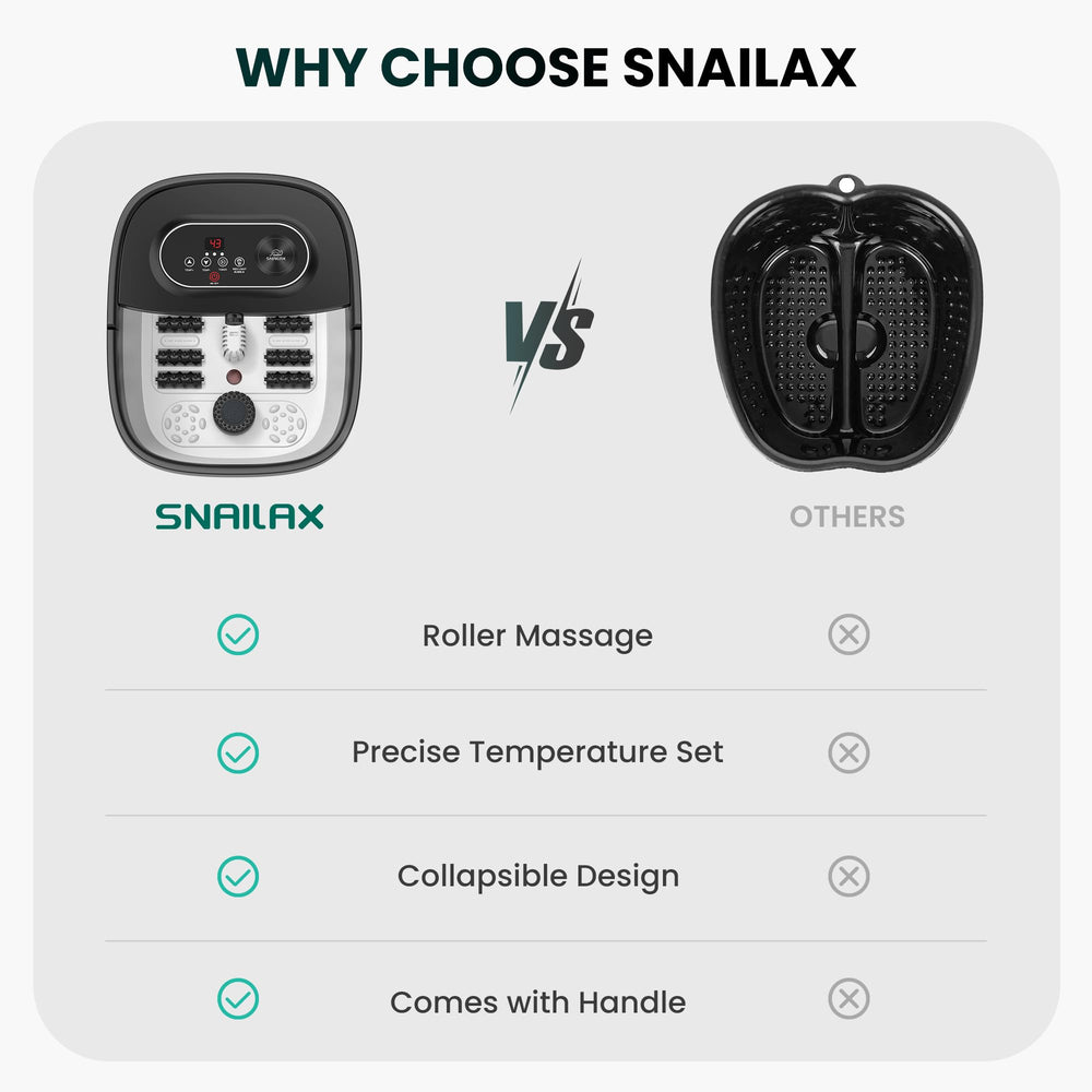 Spa para pies Snailax como regalo relajante para cuidado personal