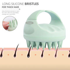 Cepillo Sndyi con 44 dientes de alta densidad para cabello grueso.