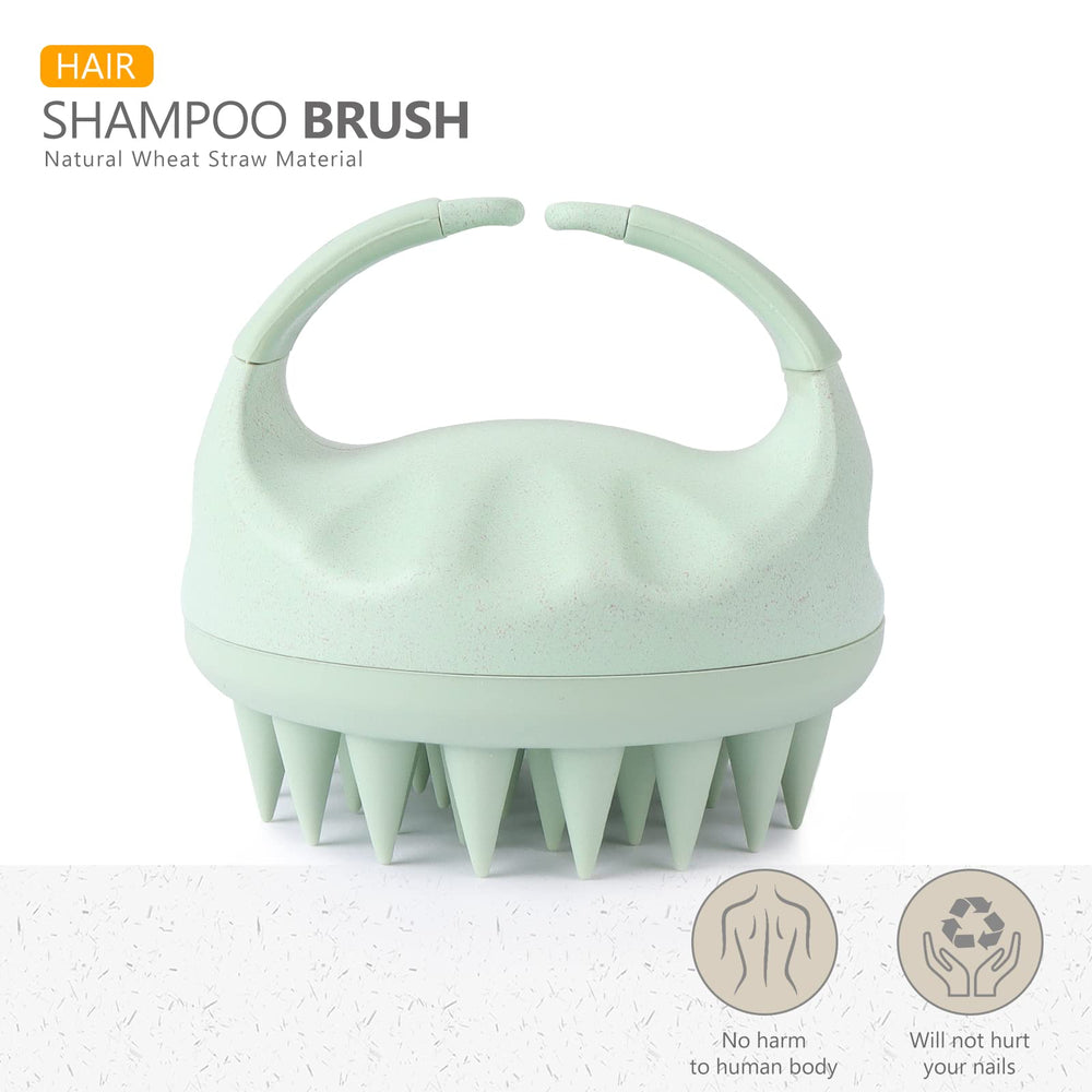 Exfoliador Sndyi para cuero cabelludo con cerdas largas, limpieza profunda.