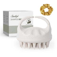 Sndyi masajeador de silicona para cabello y cuero cabelludo mejora la circulación y limpieza.