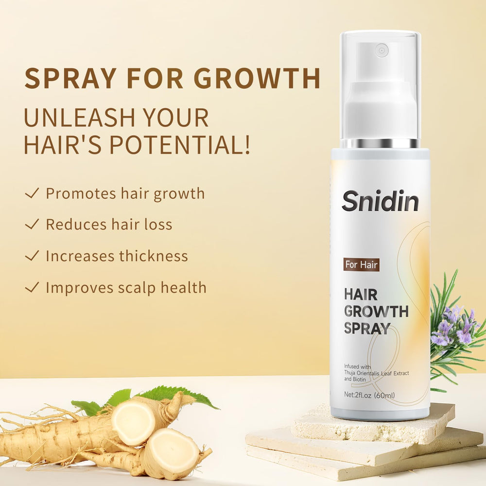 Aerosol Snidin con biotina para fortalecimiento capilar diario