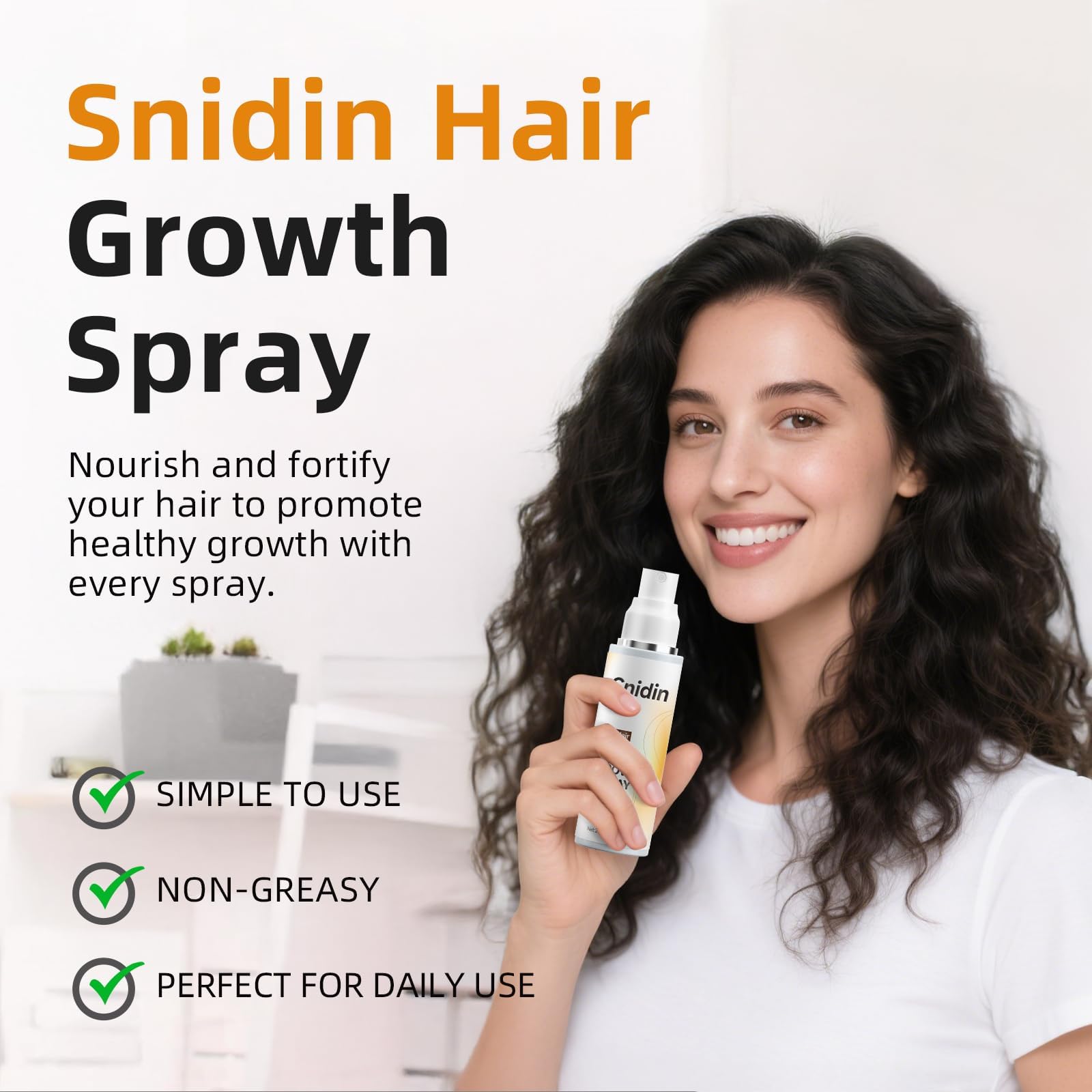 Aerosol Snidin con tecnología avanzada para reparación y crecimiento