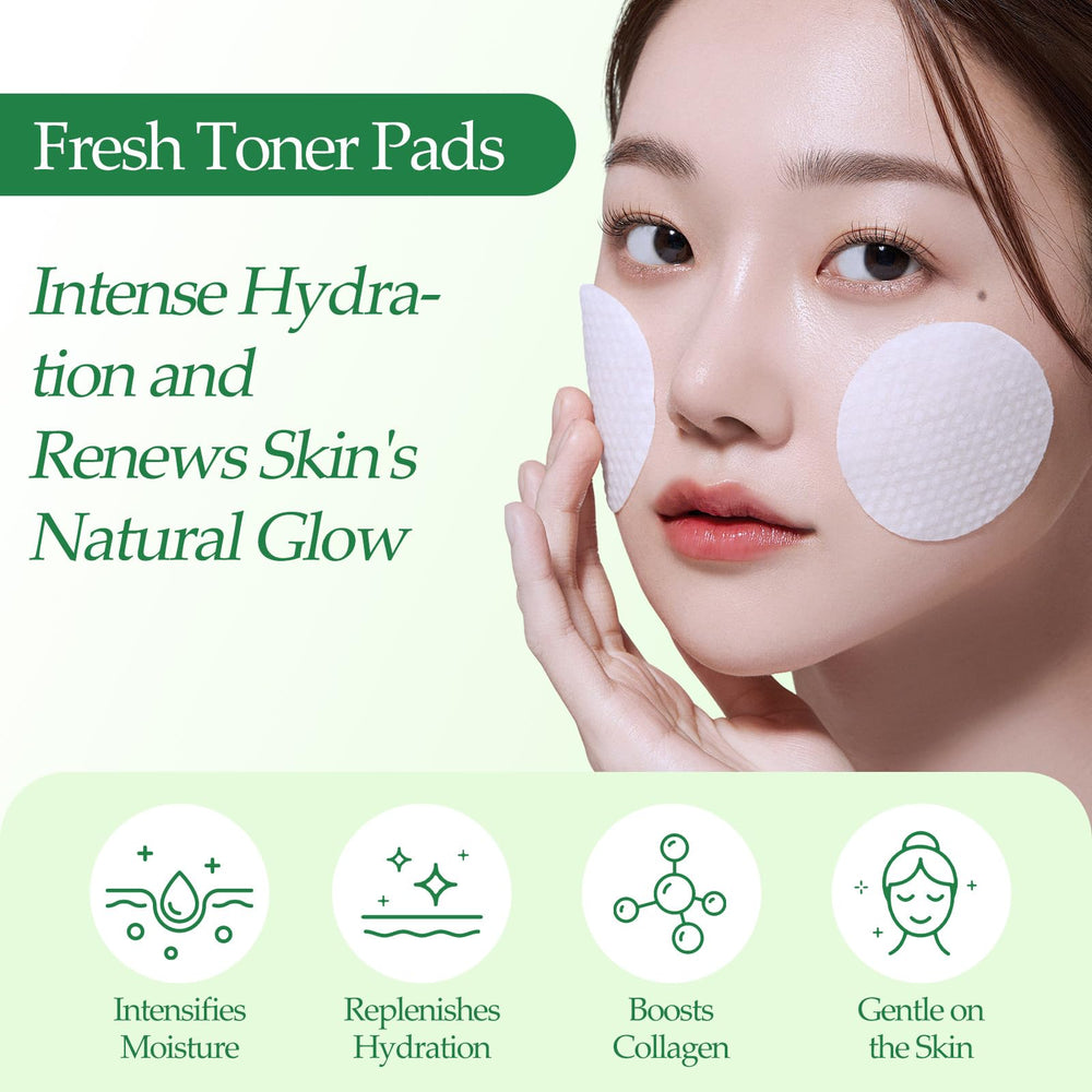 Snidin Toner Pads con Colágeno hidrolizado para elasticidad y confort de la piel.