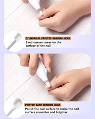 Punta diamante para cutícula Snmzlc para remover suavemente la cutícula.